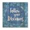 Designart - Follow Your Dreams II - Modern Print on Natural Pine Wood